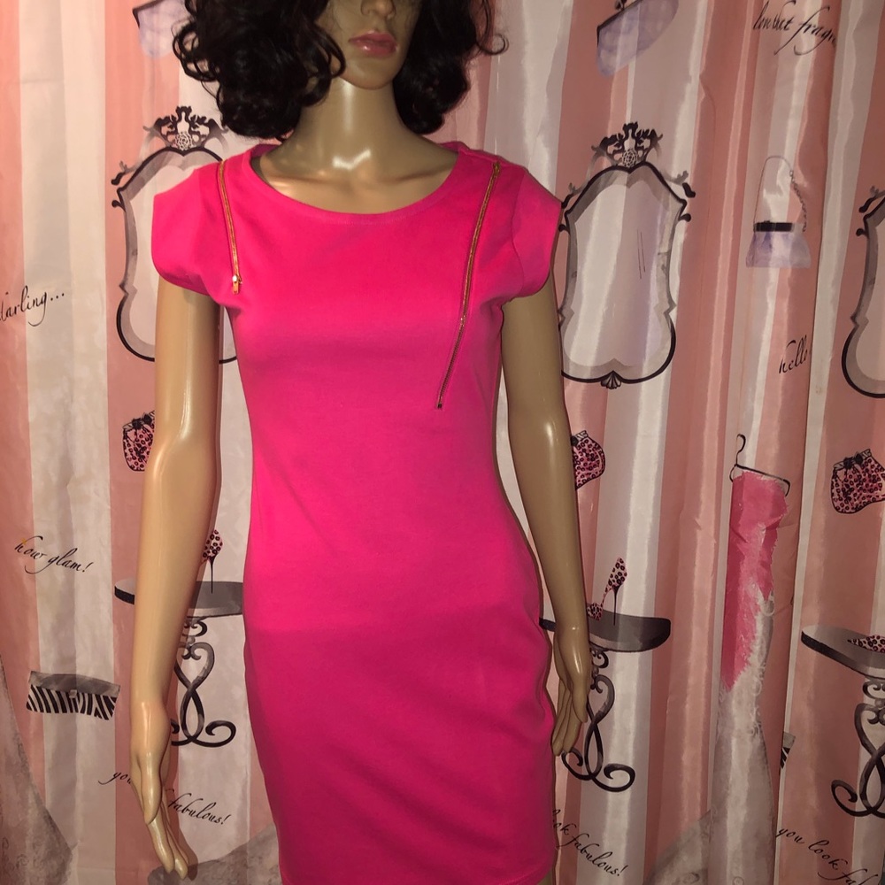 Nicki Minaj Hot Pink Dress